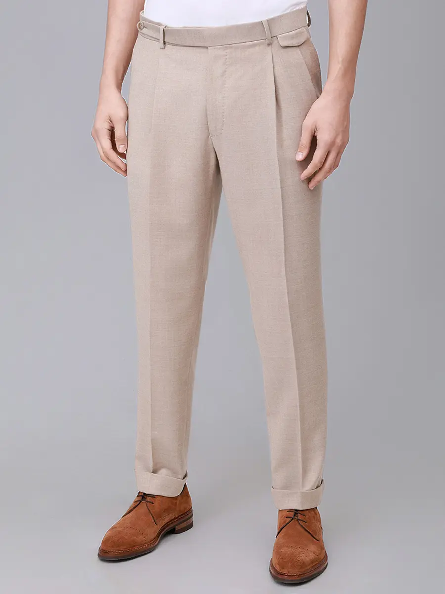 Брюки шерстяные