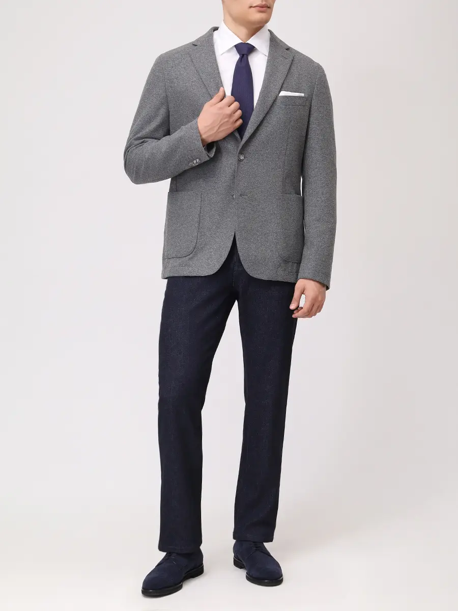 Пиджак однотонный