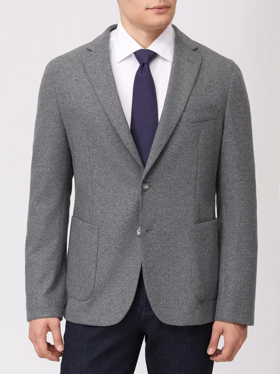 Пиджак однотонный