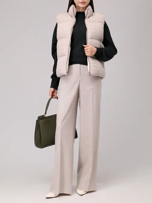 Жилет стеганый AGNONA