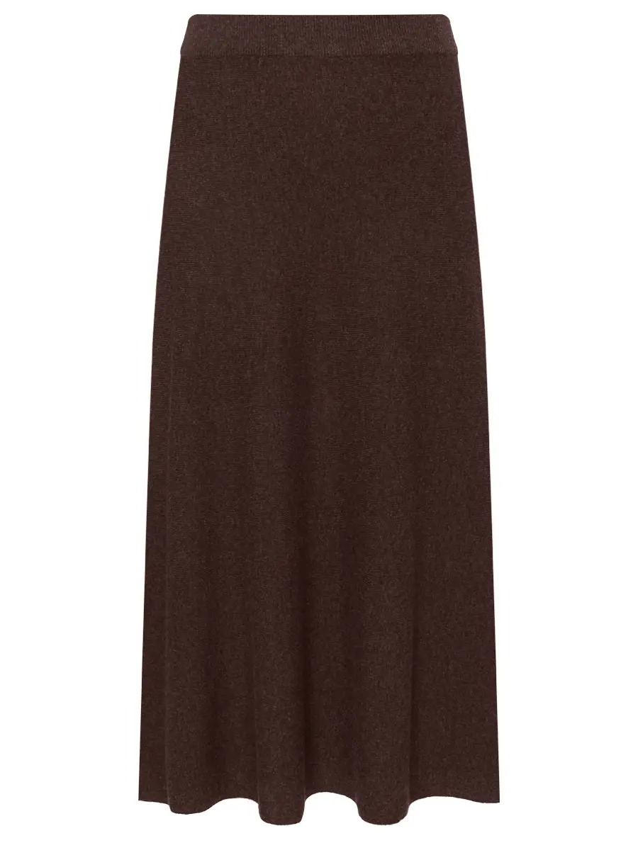 Юбка из шерсти и вискозы