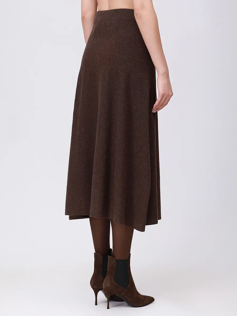 Юбка из шерсти и вискозы