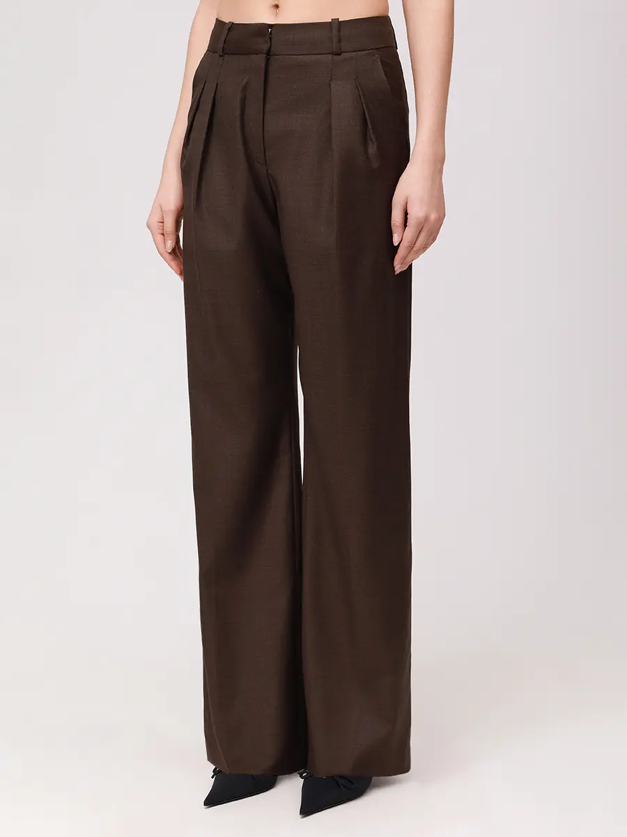 Брюки шерстяные