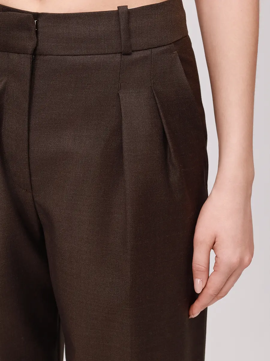 Брюки шерстяные