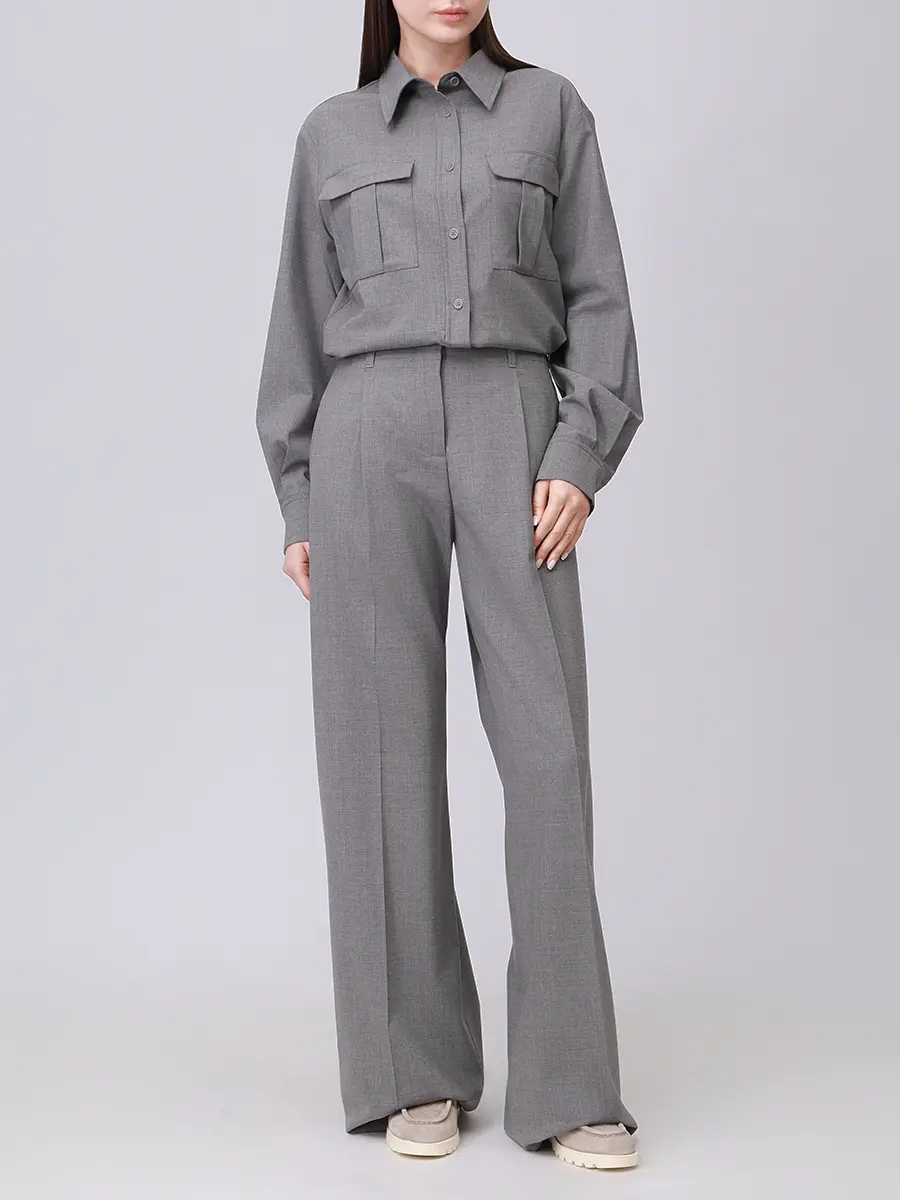 Брюки шерстяные