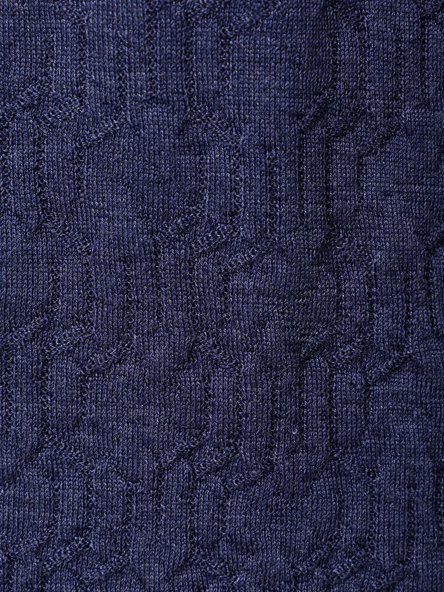 Поло из шерсти и шелка