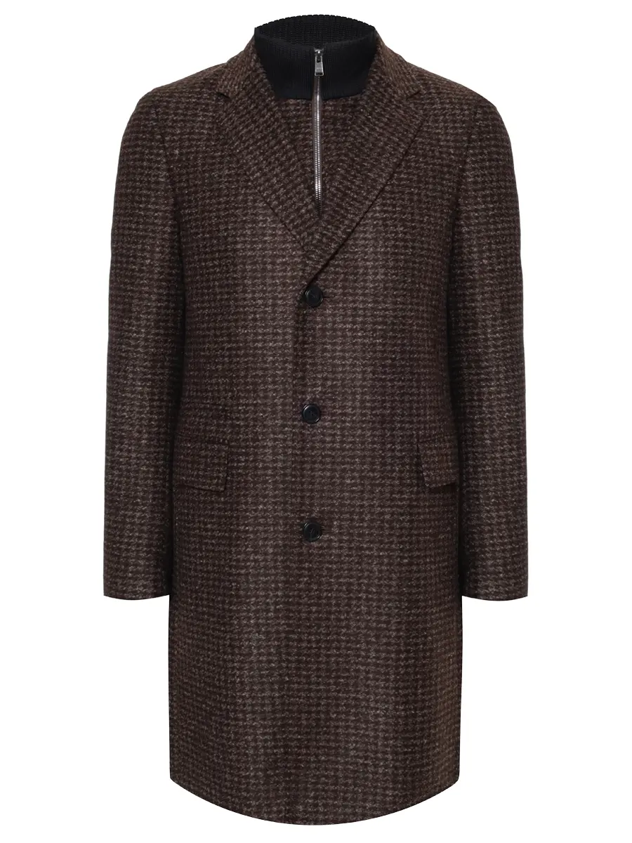 Пальто однобортное