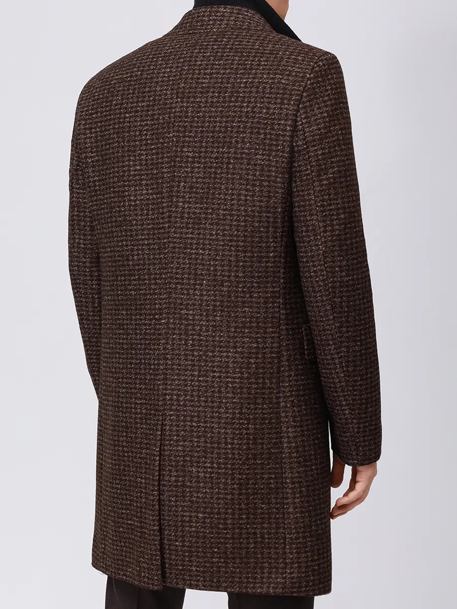 Пальто однобортное