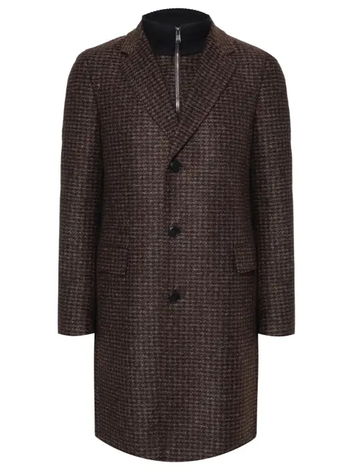 Пальто однобортное BOSS