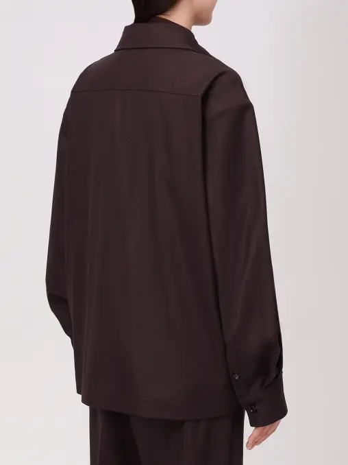 Рубашка шерстяная KITON