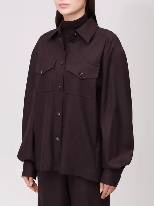 Рубашка шерстяная KITON