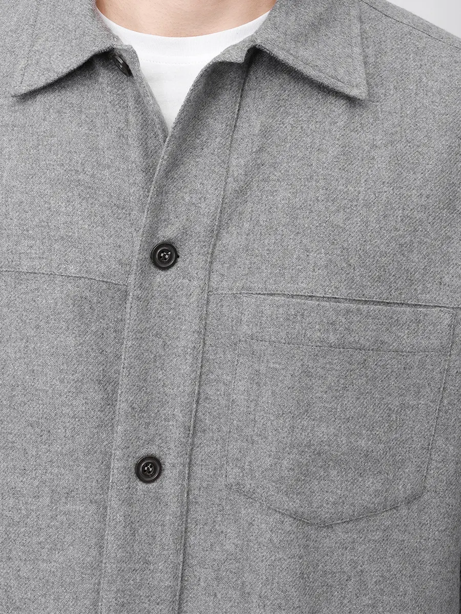 Рубашка из шерсти и кашемира