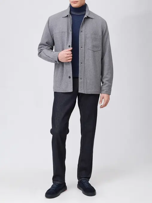 Рубашка из шерсти и кашемира PAUL & SHARK