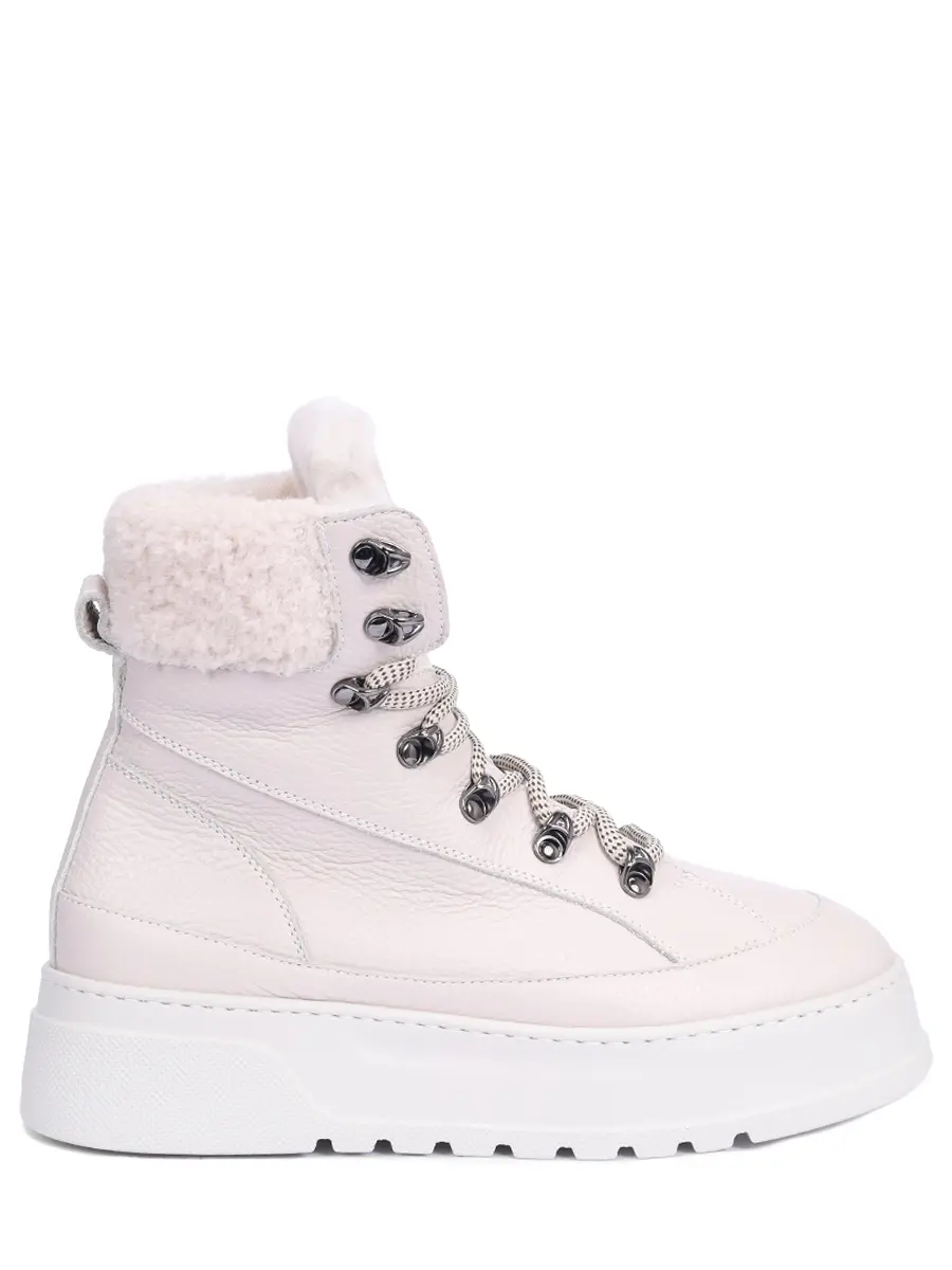 Кеды кожаные на меху