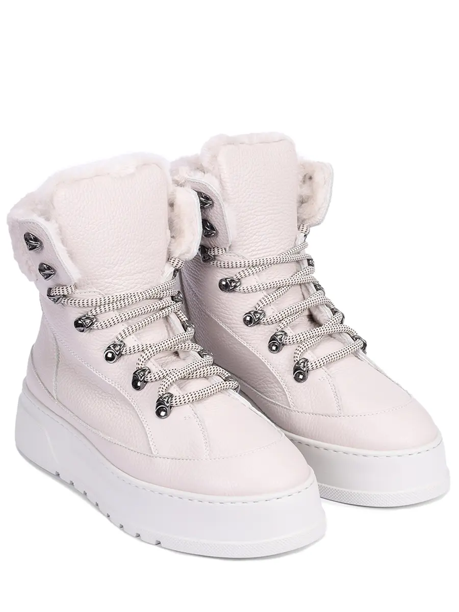 Кеды кожаные на меху