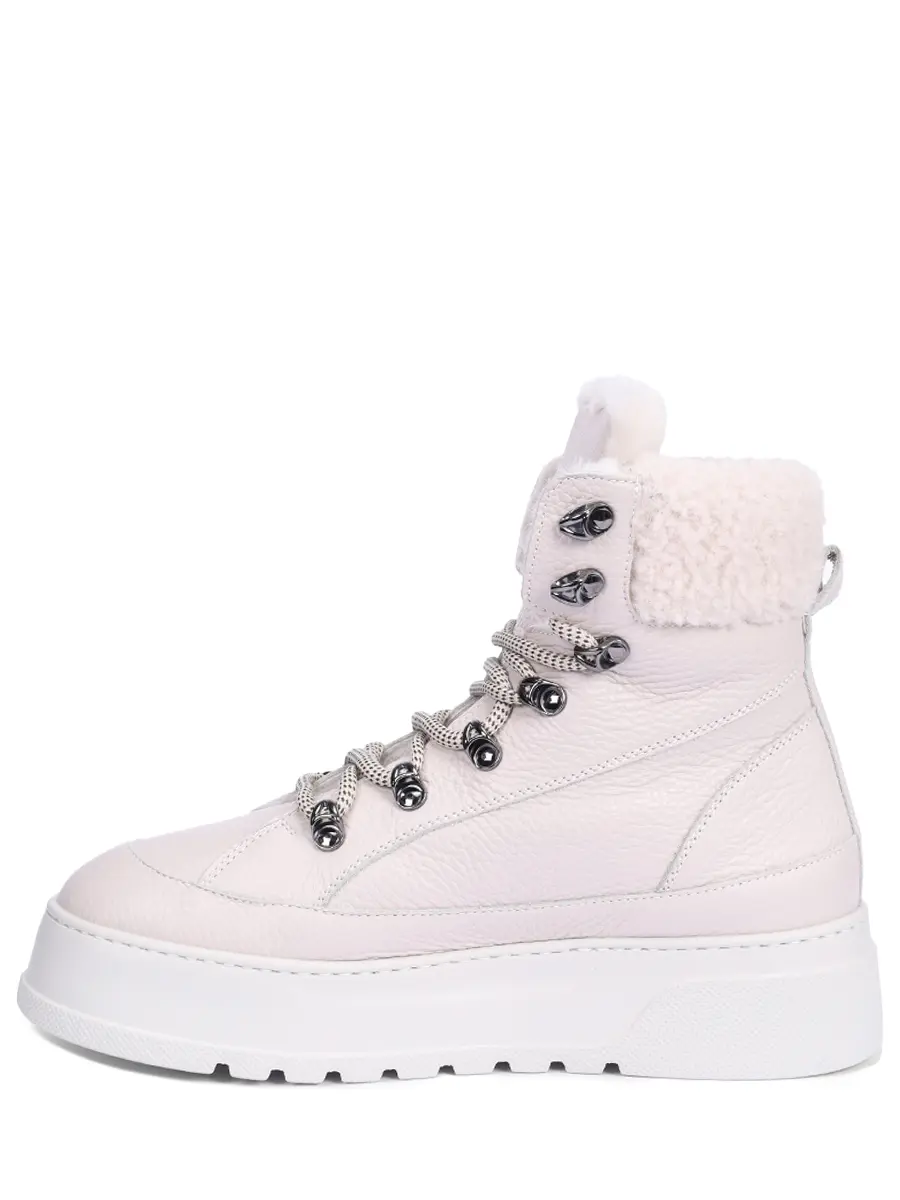 Кеды кожаные на меху