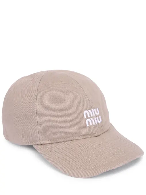 Бейсболка хлопковая MIU MIU