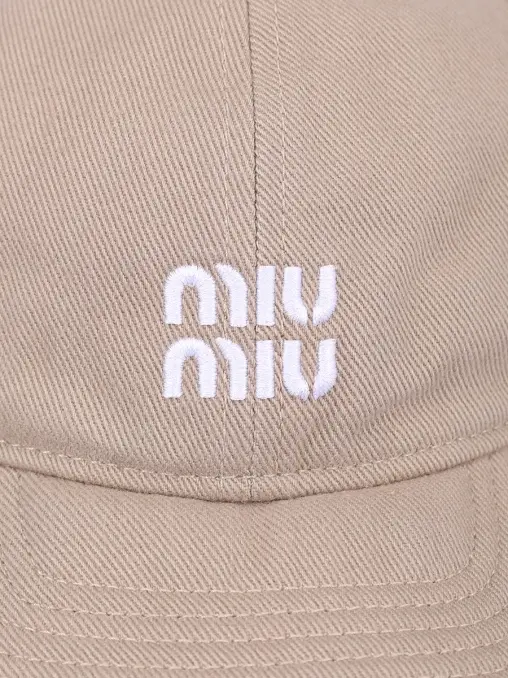 Бейсболка хлопковая MIU MIU