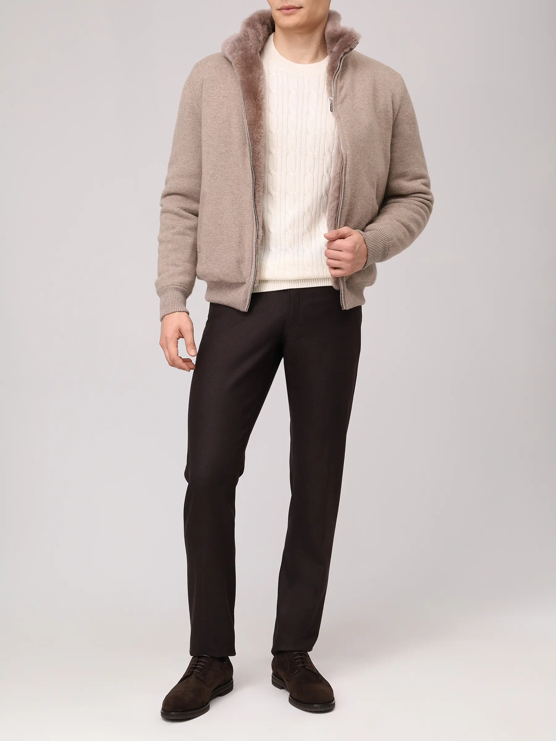 Куртка кашемировая на меху