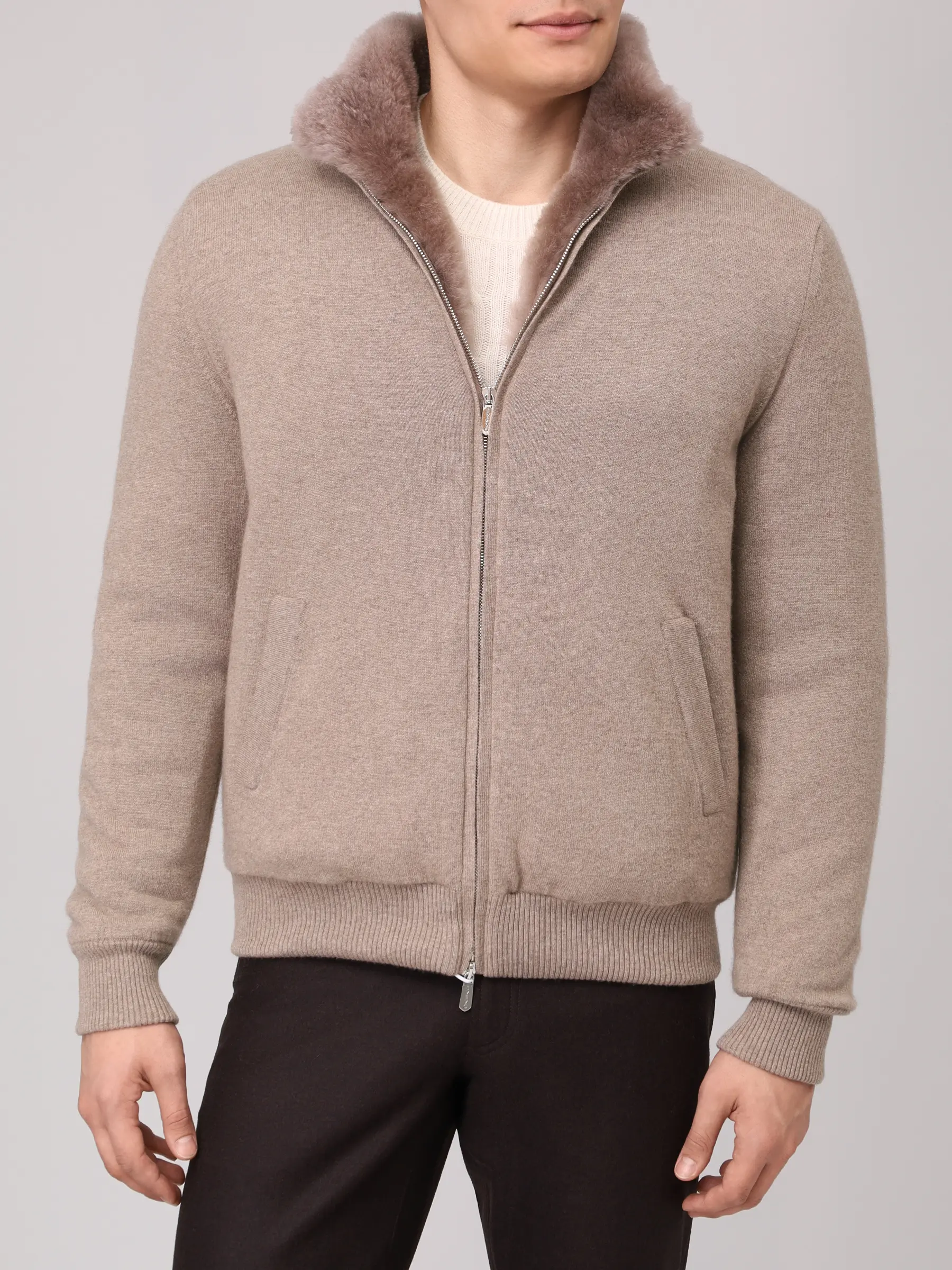 Куртка кашемировая на меху