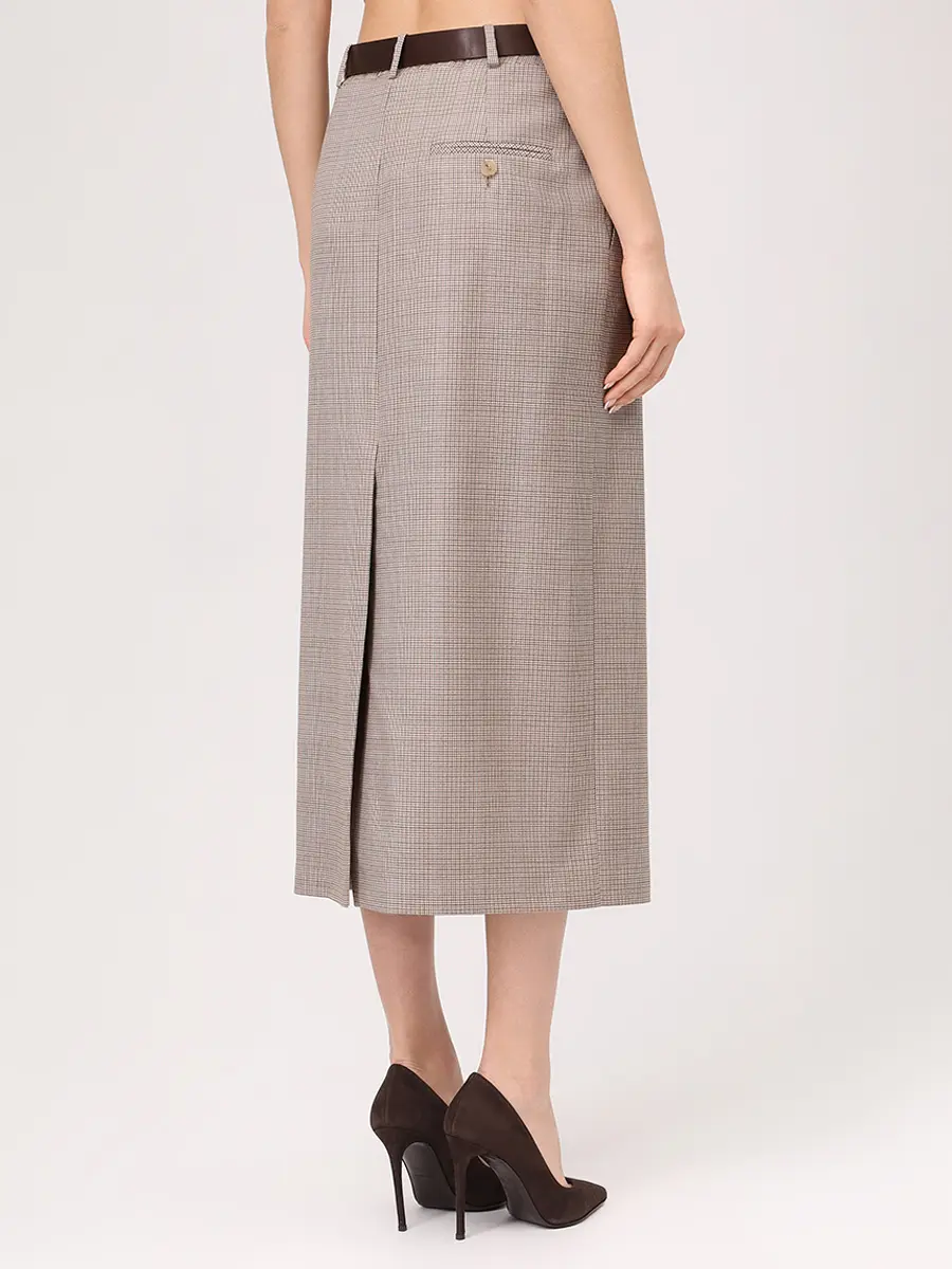 Юбка-футляр шерстяная