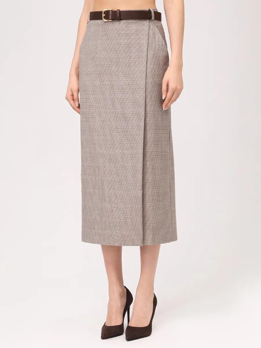 Юбка-футляр шерстяная