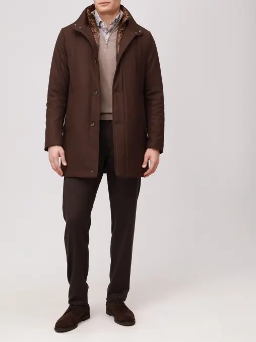 Брюки Regular Fit шерстяные CANALI