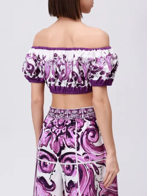 Топ хлопковый DOLCE & GABBANA
