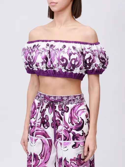 Топ хлопковый DOLCE & GABBANA