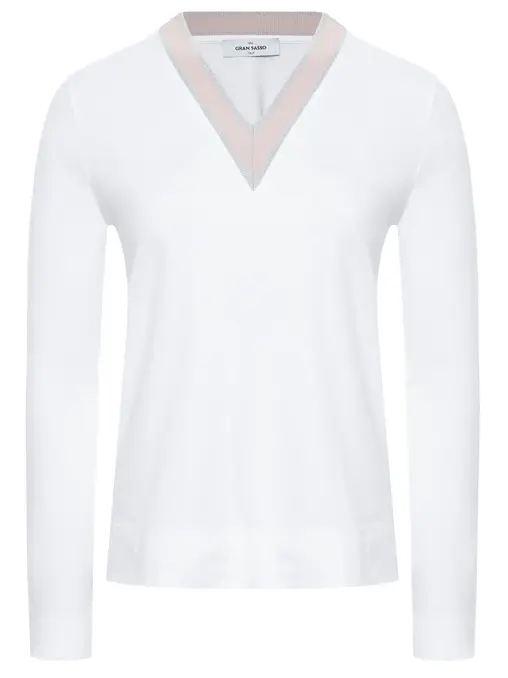 Лонгслив хлопковый GRAN SASSO