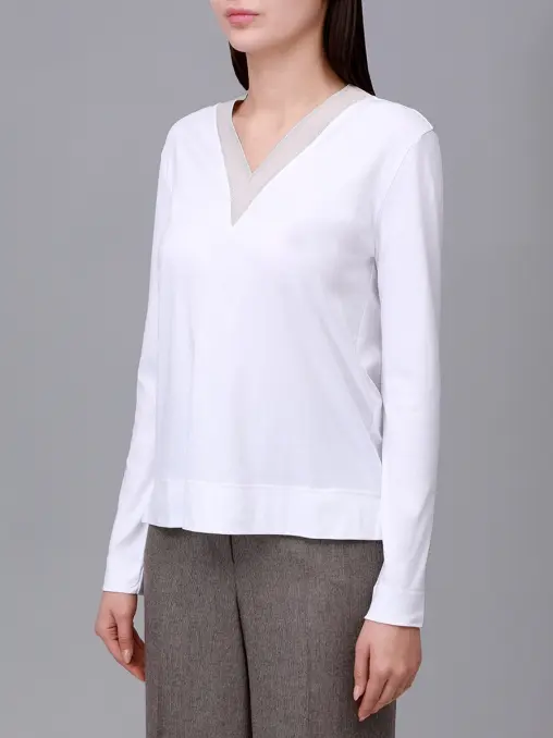 Лонгслив хлопковый GRAN SASSO