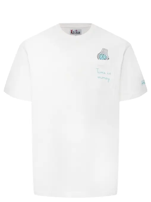 Футболка хлопковая MC2 SAINT BARTH