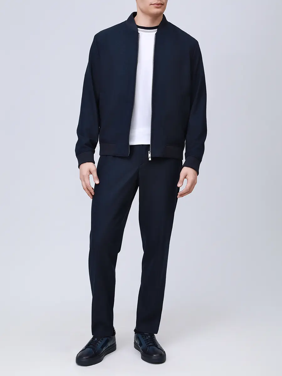 Брюки однотонные