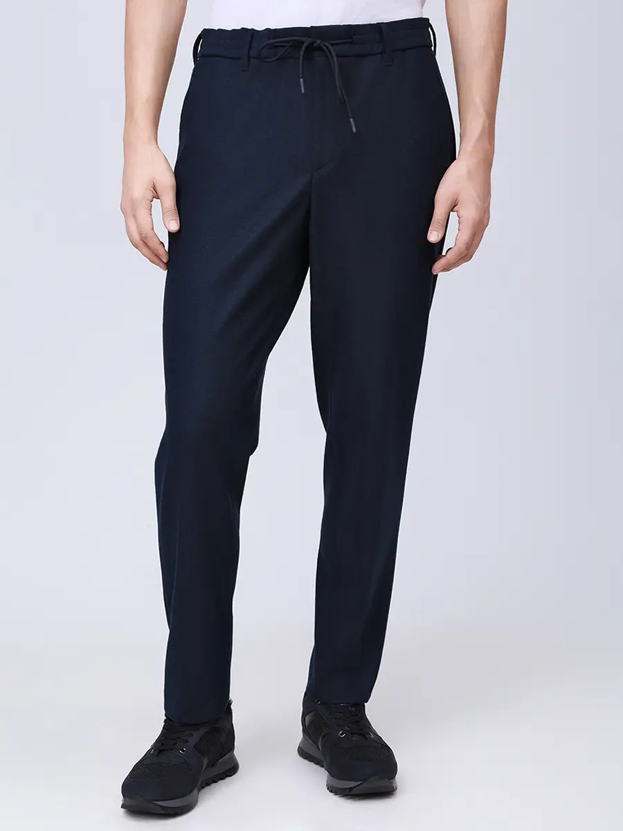 Брюки однотонные