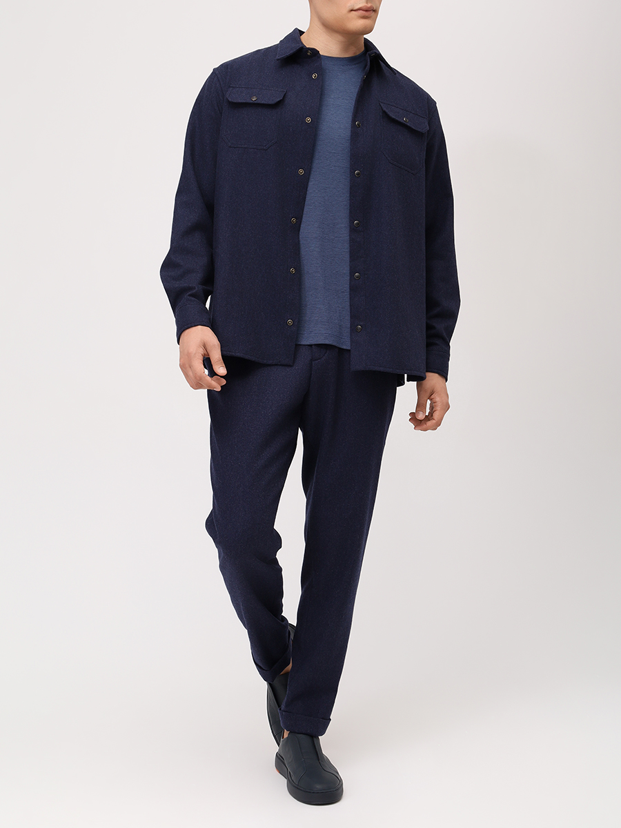 Рубашка Regular Fit шерстяная