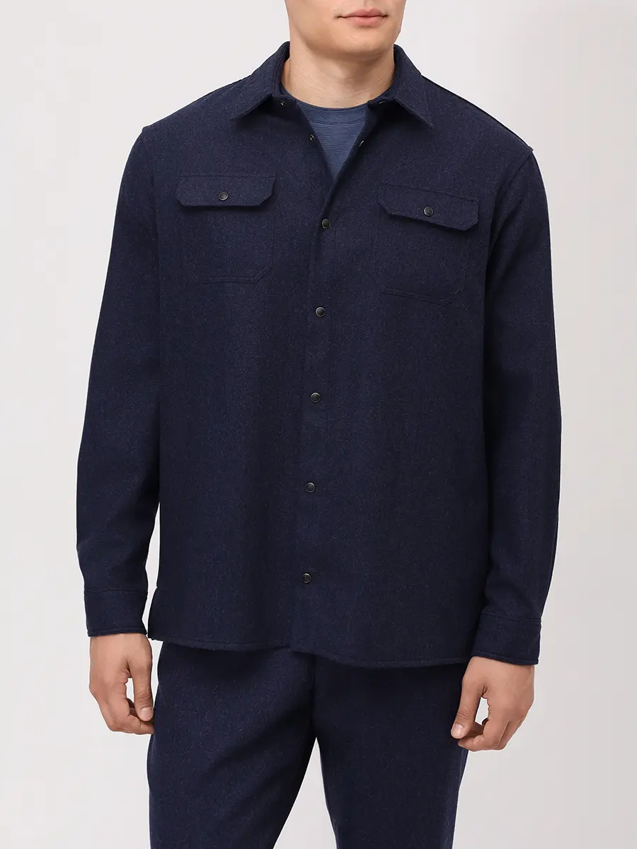 Рубашка Regular Fit шерстяная
