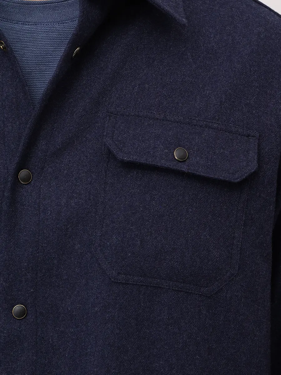 Рубашка Regular Fit шерстяная