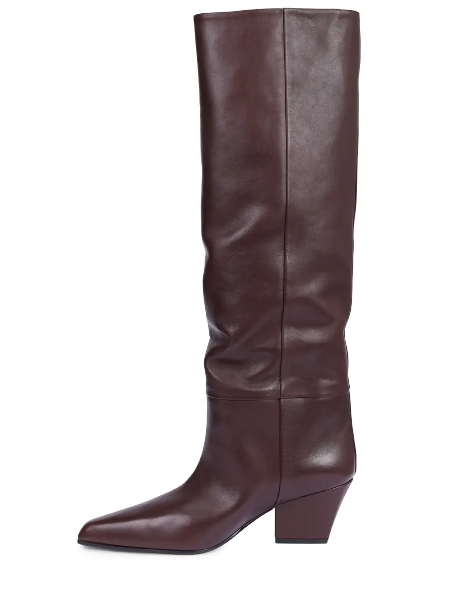 Сапоги кожаные