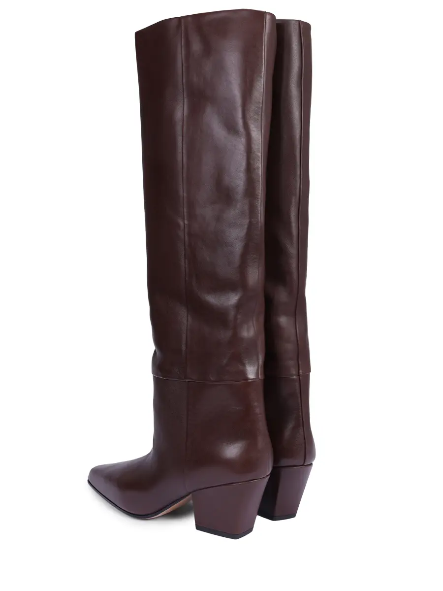 Сапоги кожаные