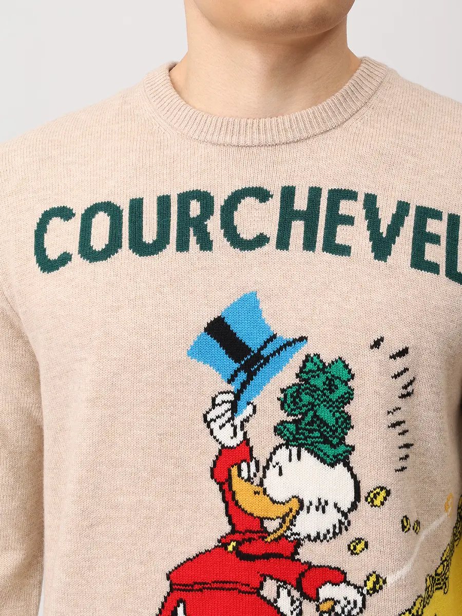 Джемпер из шерсти и вискозы