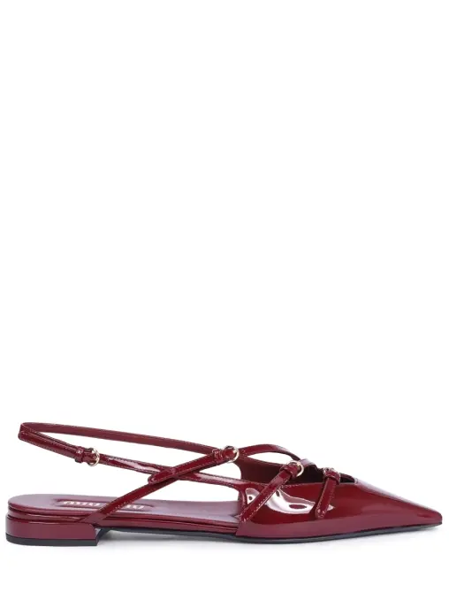 Слингбэки кожаные MIU MIU