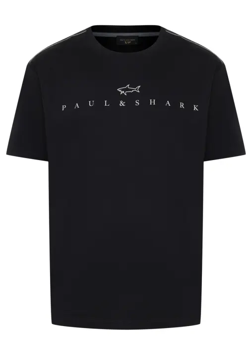 Футболка из хлопка и лиоцелла PAUL & SHARK