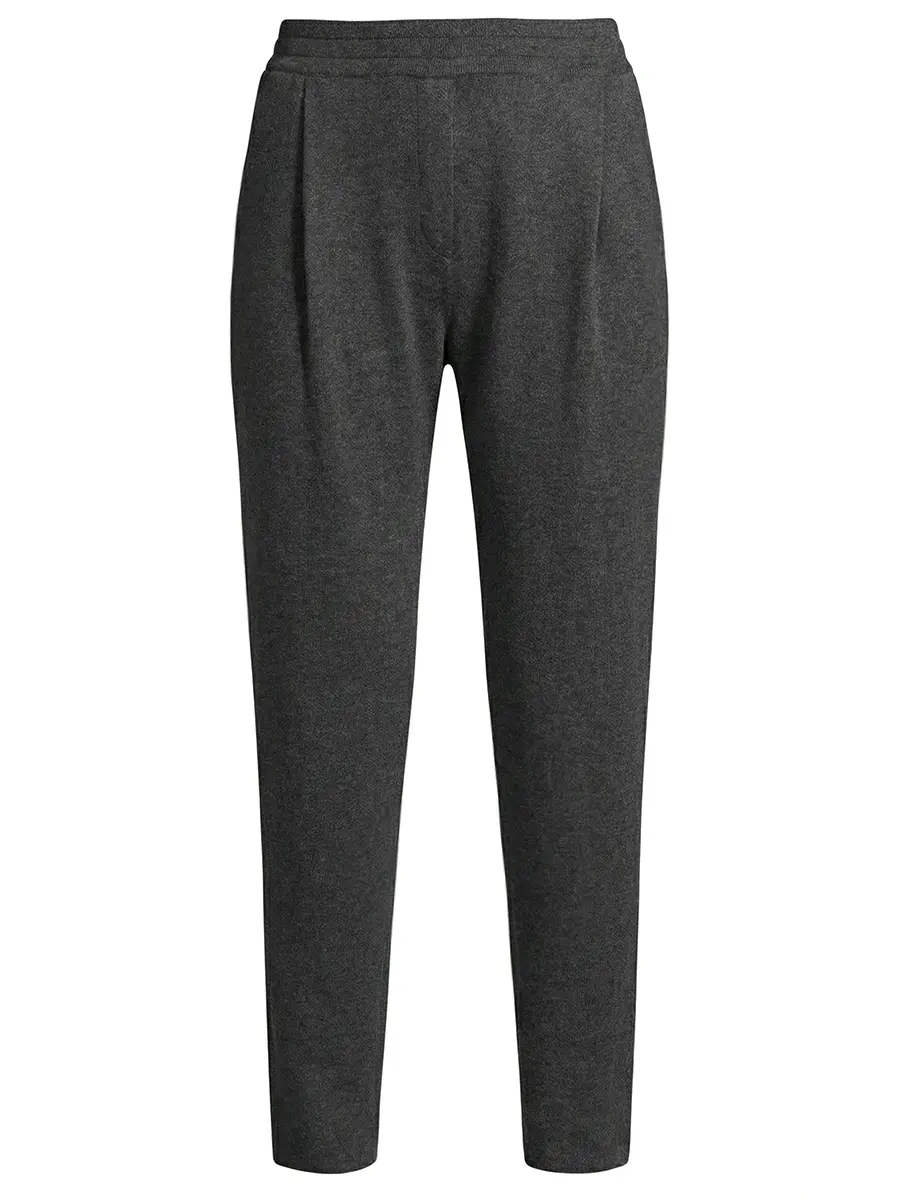 Брюки из шелка и кашемира