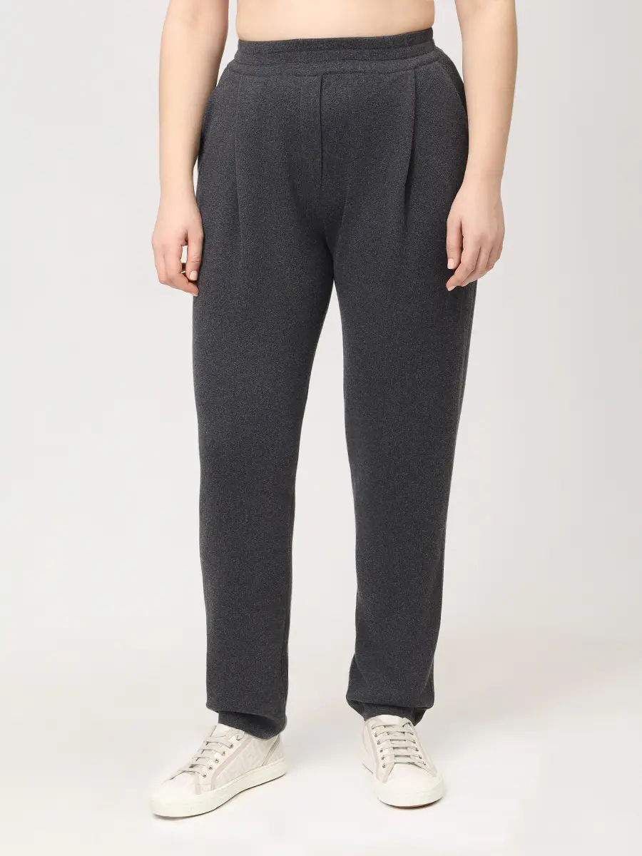 Брюки из шелка и кашемира