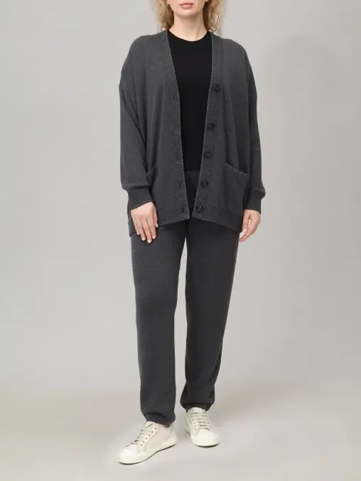 Брюки из шелка и кашемира FREE AGE