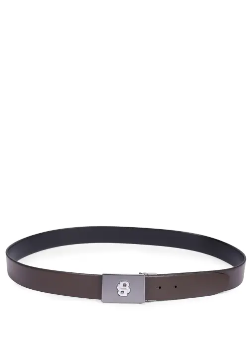 Ремень двусторонний кожаный BOSS