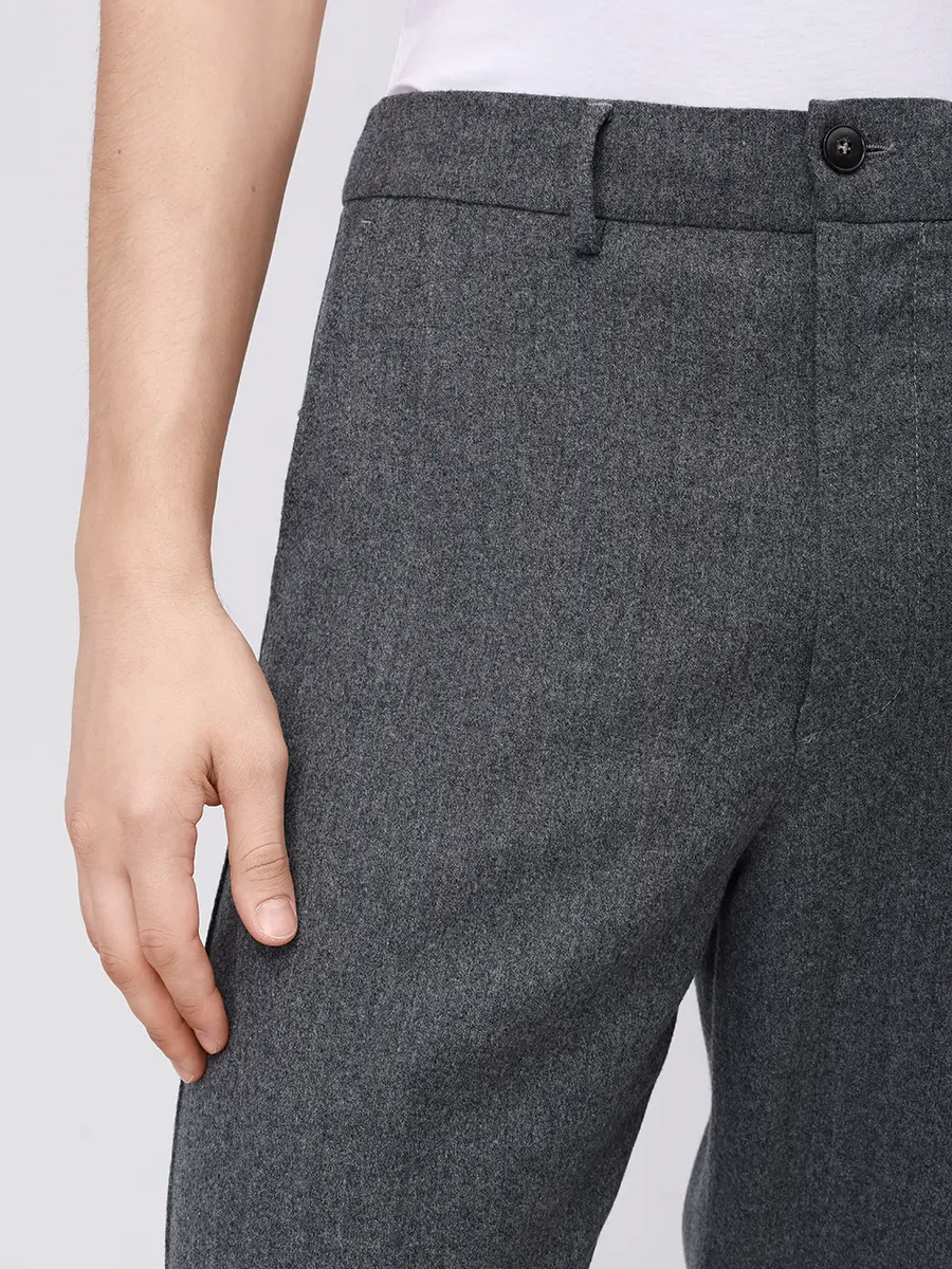 Брюки Relaxed Fit шерстяные