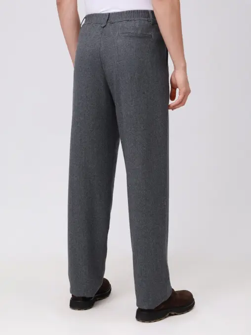 Брюки Relaxed Fit шерстяные CANALI