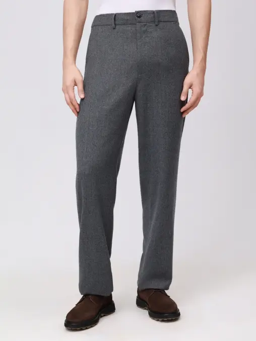 Брюки Relaxed Fit шерстяные CANALI