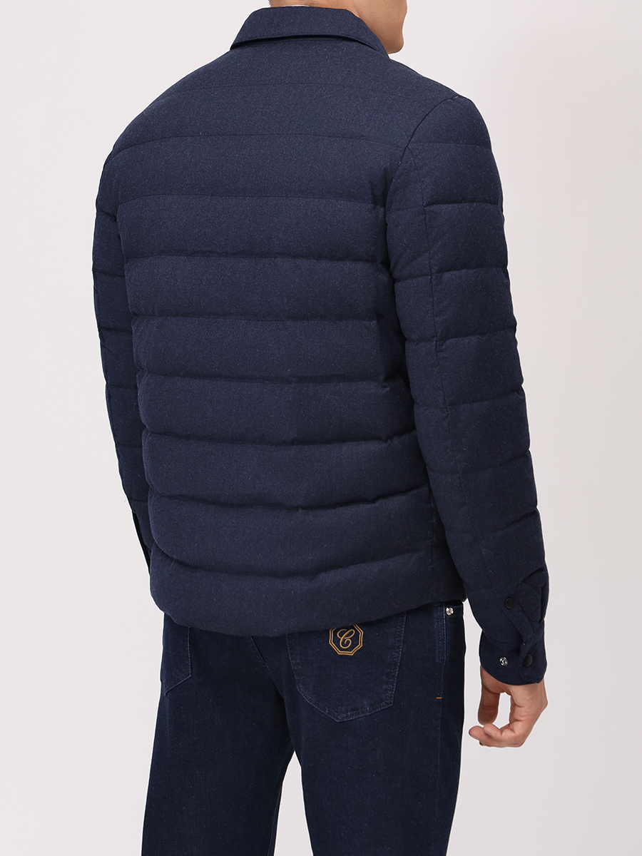 Пуховик шерстяной